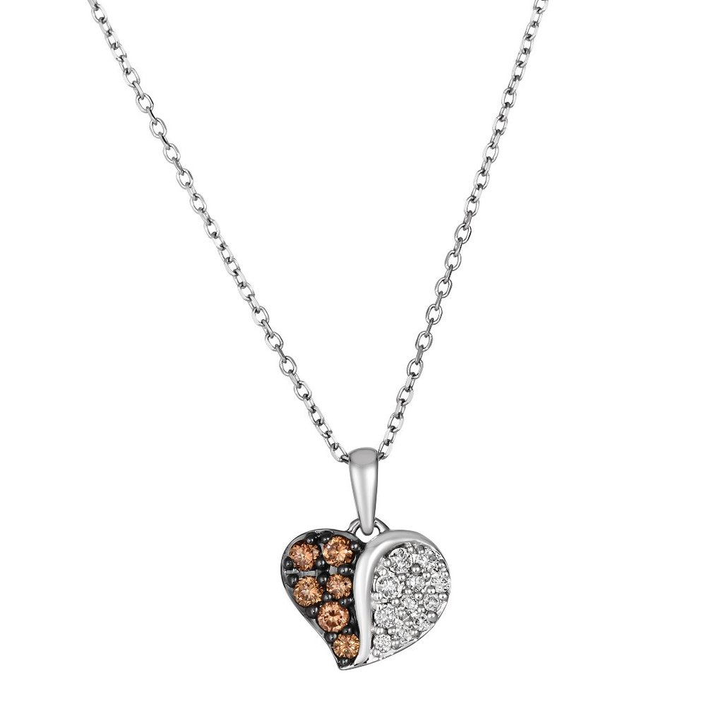 Le Vian Pendant featuring Chocolate Diamonds Nude Diamonds in 14K Vanilla Gold